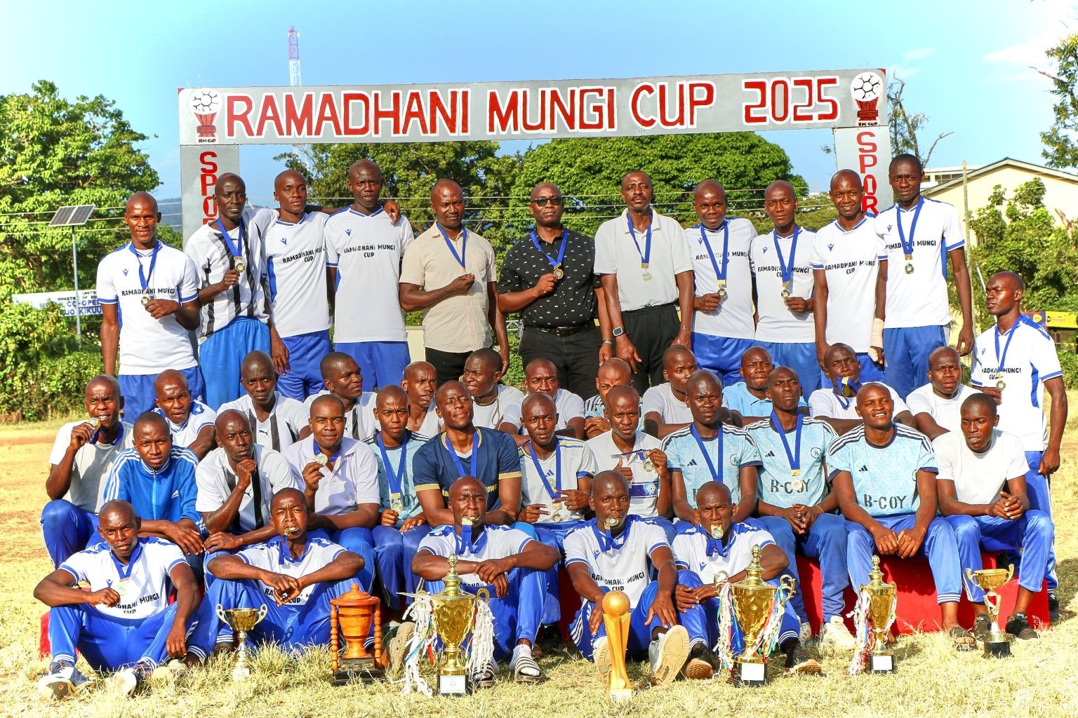 TIMU YA BRAVO COY YAIBUKA MSHINDI MUNGI CUP.